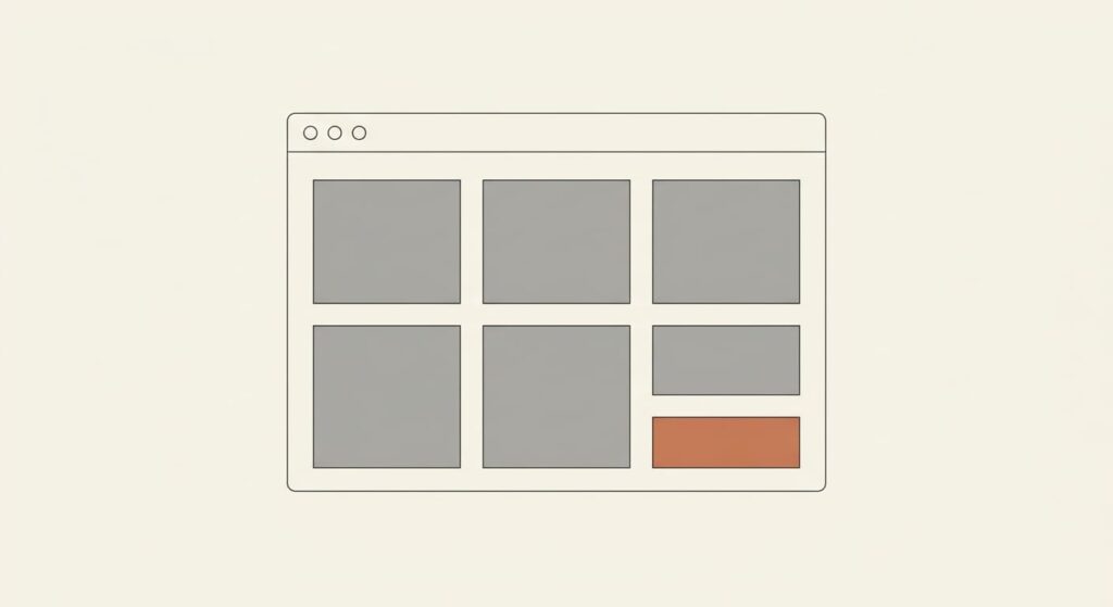 Layout de pagina que muestra algunos errores por los que no consiguen clientes
